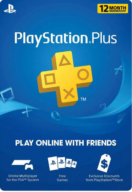 Подписка PlayStation Plus на 12 месяцев