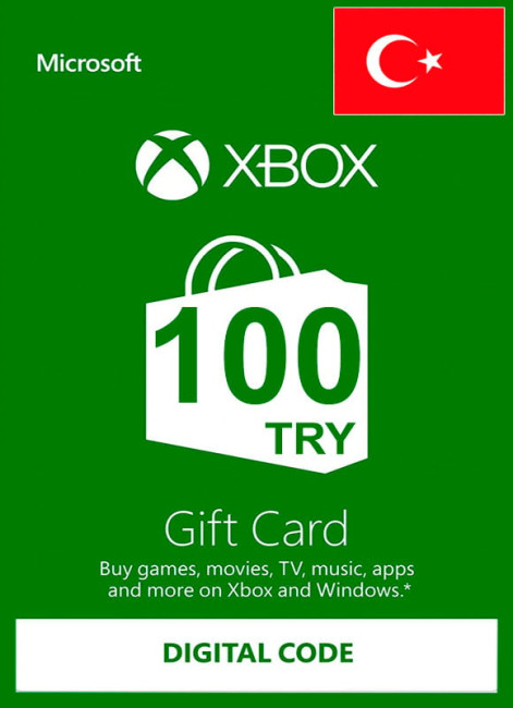 Xbox Gift Card 100 TRY Цифровой код - фото